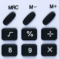 Db Pen+Gear 8 Digit <b>Portable</b> Handheld Calculator White Plastic Solar <b>Powered</b> Scientific Elementary School Use - Product Image 4