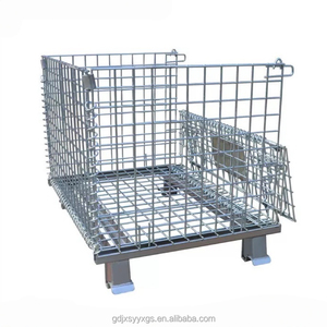 מותאם אישית מגולוון stackable פלדה חזק עמיד מתכת עמיד מיכל רשת כלוב - Product Image 6