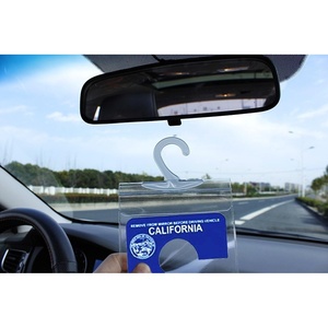 Porta <span class=keywords><strong>Tarjetas</strong></span> de Estacionamiento para <span class=keywords><strong>Discapacitados</strong></span>, Ultra Transparente, con Cubierta Protectora y Gancho Grande, de Tbuymax - Product Image 5