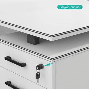 Modern Manager Desk European Style Modern Appearance and General Home Office Desk Furniture - Product Image 6