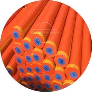 100 Raw Material Orange And Various Colors Waterproof PE Tarpaulin