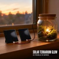 Resin Epoksi Panel Surya Terbungkus IP67 Tahan Air Sel Surya Mono untuk Kerajinan DIY Ukuran dan Bentuk Kustom Efisiensi Tinggi 22,7% OEM