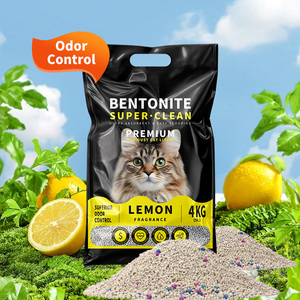 Trung Quốc Nhà Máy Giá Bán Buôn Bentonite Đất Sét Cát Cát Khử Mùi Mạnh Mẽ Clumping Bụi Miễn Phí Colour Mèo - Product Image 1