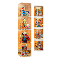 Nouvellement conçu Transparent acrylique carré stockage présentoirs modèle jouet présentoir anti-poussière boîte aveugle