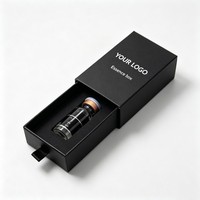Emballage de luxe pour flacons de 2 ml et 3 ml, boîte à languette pour étiquette, emballage pour suppléments de peptides, boîtes tiroir en papier pour flacons de peptides avec insert