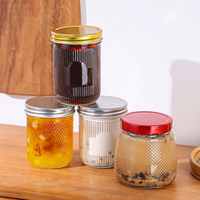 Bocaux de conservation cylindriques transparents en verre de 100 ml et 200 ml avec couvercle en bambou pour aliments pour bébés, sucre, yaourt, pouding - Cuisine écologique