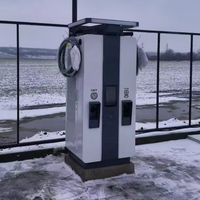 Station de recharge pour véhicules électriques haute puissance 600 kW pour les zones de service routières et le chargement des camions