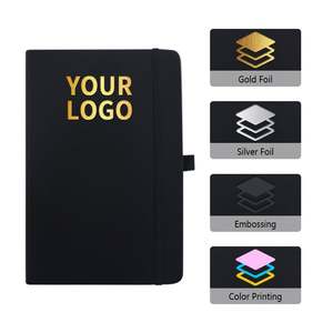 Custom Elastic Strap A5 <b>Diary</b> <b>Notebook</b> Printed Brand Logo Notepad Journal Note Book Pu Leather <b>Notebooks</b> - Product Image 3