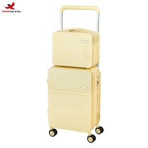 Women's New Wide Trolley <b>Suitcase</b> 2 Pieces Set Spinner Caster Travel Password Lock Multifunctional Luggage RTS Bulk Mixed Order - Product Image 1