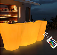 Comptoir de bar LED portable pour dropshipping – Idéal pour bars à domicile, cafés, restaurants, boîtes de nuit, événements, locations et mobilier d'extérieur