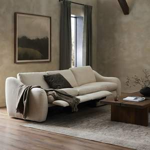 Sofá de lujo para sala de estar, muebles para el hogar, sofá de tela tapizado, sofá de 2 plazas - Product Image 5