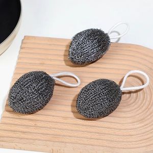 Yeni varış günlük yaşam gerekliliği ürünleri paslanmaz çelik bulaşık teli asılı halat temizleme Scrubber topları ile mutfak için - Product Image 4