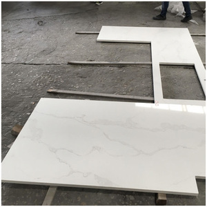 Comptoirs <span class=keywords><strong>de</strong></span> <span class=keywords><strong>cuisine</strong></span> et <span class=keywords><strong>de</strong></span> salle <span class=keywords><strong>de</strong></span> bain en quartz effet marbre blanc Calacatta haute résistance à la chaleur pour projets immobiliers à grande échelle - Product Image 5