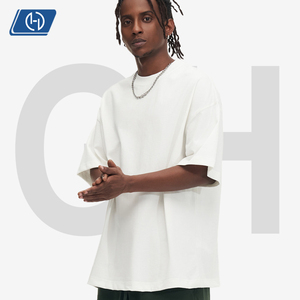 Camiseta Básica de Manga Corta para Hombre, 350g, 100% Algodón, Corte Regular, Tejido de Punto, Color Sólido, Lista para Personalizar con Logotipo - Product Image 2