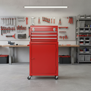 Armoire à outils HONGFEI à 3 tiroirs, robuste, en métal, verrouillable, pour la maison, le <span class=keywords><strong>garage</strong></span>, fabricant <span class=keywords><strong>de</strong></span> chariots à outils certifié BSCI - Product Image 1