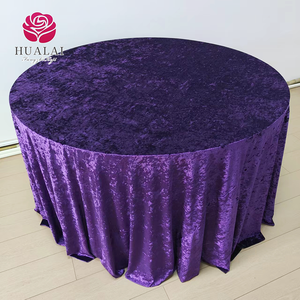 S011-Bạc, Fushia, trắng, rượu sâm banh và trắng nghiền nát nhung lanh Vòng 120 inch tiệc Khăn trải bàn - Product Image 3