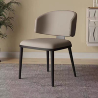 Chaises de Salle à Manger Style Minimaliste Vente Directe Usine, Chaises de Repas de Luxe Modernes pour la Maison, Chaise de Salle à Manger Nordique en Cuir Rembourré