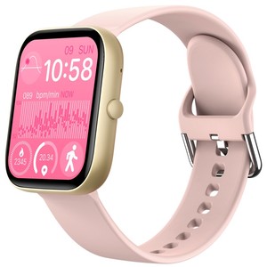 Buena calidad barato 2024 nuevo rectángulo reloj inteligente podómetro monitoreo de frecuencia cardíaca BT llamada monitoreo del sueño reloj deportivo C08 - Product Image 1