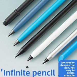 Crayon métallique haute qualité, sans encre, écriture fluide, technologie noire de pointe, stylo éternel sans tailleur - Product Image 3