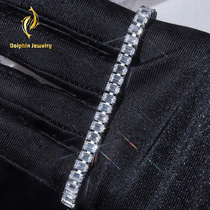 925 Sterling Silber Tennis-Armband-Set mit Klaren Moissaniten Strahlend Brillant und Exquisit Gefertigt - Product Image 4