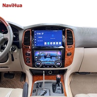 Radio de Coche Android de Pantalla Dual Navihua con Pantalla de Control de Clima para Toyota Land Cruiser LC100 para Lexus LX470 2004-2006 GPS
