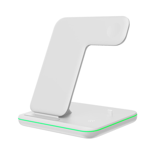Multi 15W Chargeur Carregador Charge Docking Charging Station Stand Pad Smartphone Fast Mobile Phone Wireless Charger 3 in 1