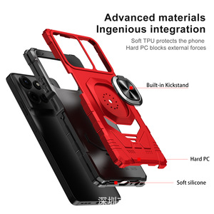 เคส TPU+PC แม่เหล็กแรงสูง ป้องกัน 360 องศา กันกระแทก พร้อมขาตั้ง สำหรับ S24 Ultra <span class=keywords><strong>5G</strong></span> - Product Image 6