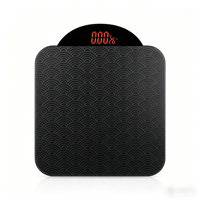 Nouvelle conception, apparence unique, balance de salle de bain en forme de sac à main, affichage LED, corps en verre antidérapant, balance de pesée corporelle.