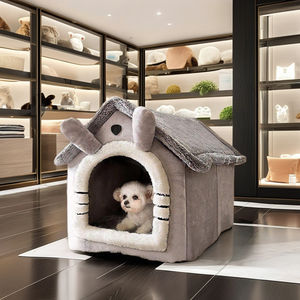 Wind Valley Kleines Hundewinterhaus Atmungsaktives Baumwoll-Quadrat-Schlafzelt für Hunde mit Einzelschicht - Product Image 5