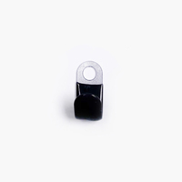 Abrazadera de Cable Flexible con Recubrimiento Negro de Grado Industrial para Fijación y Ajuste de Cableado de Equipos Mecánicos