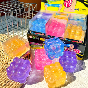 Slow Rebound Marbled Maltose Ice Cube <b>Squishy</b> Toy Sensory Stress Relief Fidget Toy for Kids Adults - Product Image 1