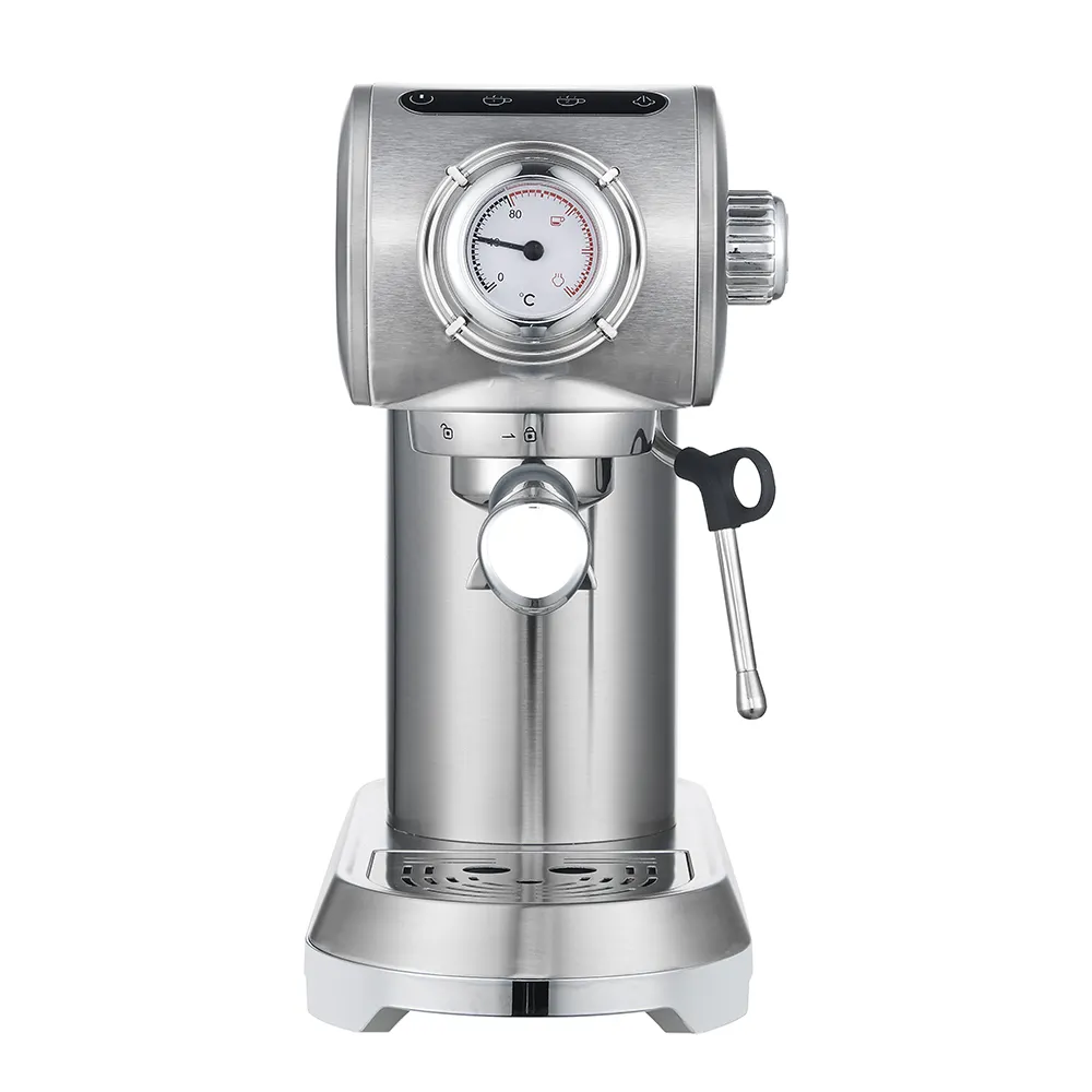 Ticari otomatik profesyonel akıllı kahve makineleri manuel İtalyan buhar Espresso kahve makinesi