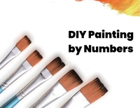 LP Customize Digital Canvas DIY Painting Kits Acrylic Paint by Number Kit Digital Painting Children Decorative Paint