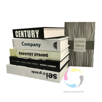 Lot de livres décoratifs de luxe en faux cuir pour la maison – Livres vides décoratifs à couverture rigide pour table basse – Décoration moderne