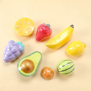 Vente chaude Soins de La Peau Marque Privée Relaxant 100% NaturaI Ingrédients <span class=keywords><strong>Alimentaire</strong></span> En Forme De Spa Fizzy Bubble Fruits <span class=keywords><strong>Bombe</strong></span> De Bain - Product Image 1