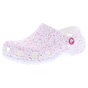 Crocs Classic Paint Splatter Clog Ps Chaussures pour filles Blanc Rose - Product Image 1