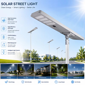 Farolas Solares Inteligentes Modernas de 100W IP65 con 3 Años de Garantía para Uso en Carreteras, Luces LED de Aluminio de Alta Calidad TR348-4 - Product Image 4