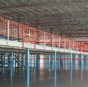 Plate-forme mezzanine en acier robuste à 2 ou 3 niveaux Système de rayonnage stable et élevé pour entrepôt Solution de stockage agrandie - Product Image 6