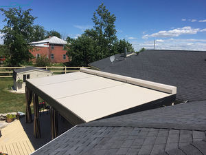 Persiana Enrollable Horizontal de Aluminio de Diseño Moderno para Terraza, Piscina, Hotel, Montada en el Techo - Product Image 5