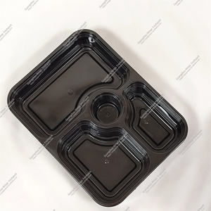 Boîte à bento de haute qualité à 3/4 compartiments, récipient de stockage alimentaire, moulage en PP pour la vaisselle de table - Product Image 4