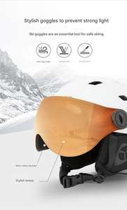 Casco de Esquí <span class=keywords><strong>Atomic</strong></span> Elegante con Visera y Gafas Integradas, Tecnología Rim para Uso Profesional en Invierno y Todas las Estaciones - Product Image 6