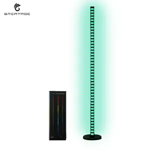 Lámpara Led inteligente para Reconocimiento de audio, Luz ambiental Popular de 120cm, Rgb, 45 unidades