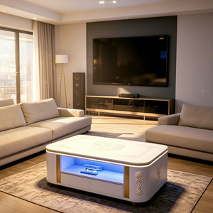Mueble de <span class=keywords><strong>TV</strong></span>/Mesa de Centro/Mueble para Vino con Diseño de <span class=keywords><strong>Fútbol</strong></span> 2026 Personalizable, Muebles de Madera para Sala de Estar, Producción en Masa - Product Image 5