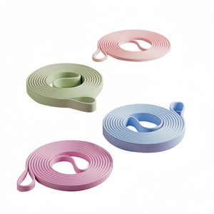 2026 Silicone Gym Fitness <b>Workout</b> Training Resistance <b>Bands</b> Home Yoga Sport Stretching Pilates Gym Equipment Pull-Ups Pilates - Product Image 1
