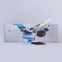 Modèle d'avion en résine Atlas B747, 47 cm, échelle 1/150, grand modèle d'avion à collectionner avec boîte cadeau pour les passionnés d'aviation