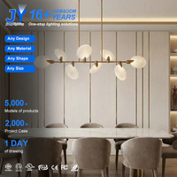 Vente flash - Lustres LED elliptiques modernes certifiés CE - Lampe de plafond - Luminaire suspendu pour cuisine
