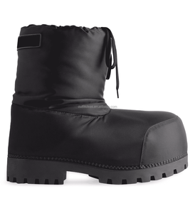 अतिरंजित अतिरिक्त राउंड पैर के लक्जरी पुरुष महिलाओं के अल्स्का फर बूटी स्कीवियर ब्लैक फर स्की जूते कम फर बर्फ जूते - Product Image 3