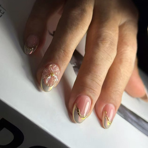Fournitures pour Ongles Vente en Gros Top Vente <span class=keywords><strong>Les</strong></span> Faux Ongles Y2K Heavy Industry Amande 3D <span class=keywords><strong>Press</strong></span> <span class=keywords><strong>on</strong></span> Nail Cat Eye Faux Ongles avec Boîte - Product Image 3