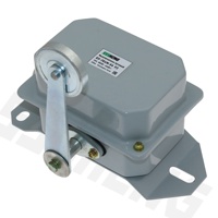 KU-701M U 2.10A, IP44, IP54, Levier avec rouleau, Levier à retour automatique, Interrupteurs de fin de course