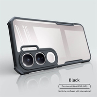 Pour vivo v40 lite 4G fundas para celular antichoc quatre coins airbag étui de téléphone portable clair transparent couverture arrière rigide
